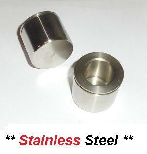 REAR BRAKE CALIPER PISTONS x2 (** STAINLESS STEEL **) (Lotus Elan) (1963- 74) 